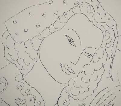 Henri MATISSE : Rêverie solitaire, Lithographie signée 2