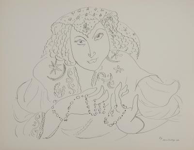 Henri MATISSE : La diseuse de bonne aventure, Lithographie signée 2