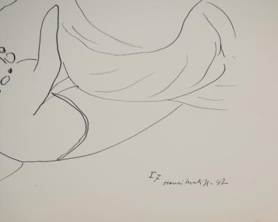 Henri MATISSE : La diseuse de bonne aventure, Lithographie signée 2