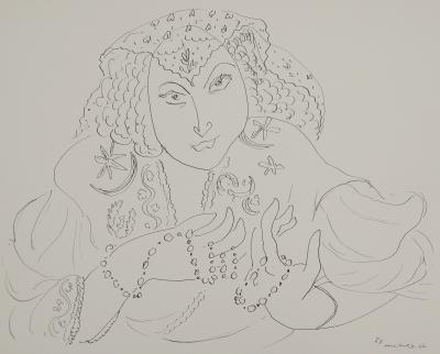 Henri MATISSE : La diseuse de bonne aventure, Lithographie signée 2