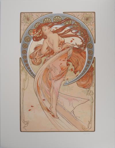 Alphonse MUCHA - Les Arts : La Danse - Lithographie signée