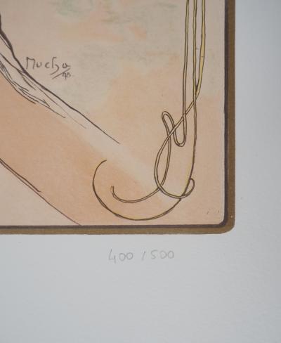 Alphonse MUCHA - Les Arts : La Danse - Lithographie signée 2
