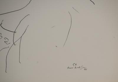 Henri MATISSE : Tristesse et amertume, Lithographie signée 2