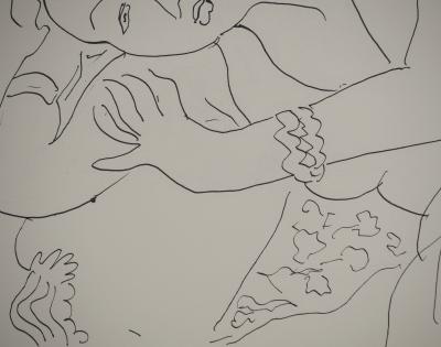 Henri MATISSE : Tristesse et amertume, Lithographie signée 2