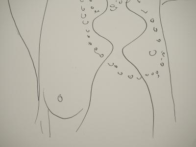 Henri MATISSE : Le visage découvert, Lithographie signée 2