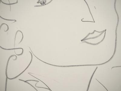 Henri MATISSE : Jeune fille au sourire en coin, Lithographie signée 2