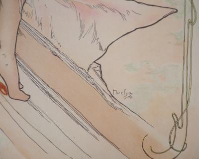 Alphonse MUCHA - Les Arts : La Danse - Lithographie signée 2