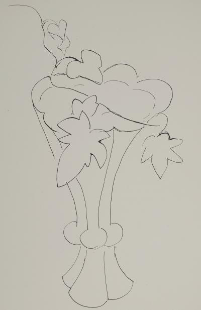 Henri MATISSE : Vase fleuri, Lithographie signée 2