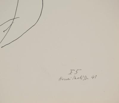 Henri MATISSE : Les deux sœurs, Lithographie signée 2