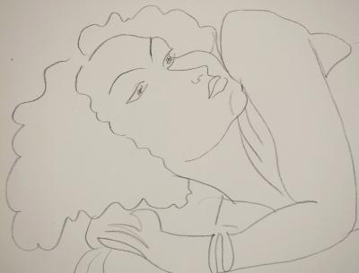 Henri MATISSE : Femme au repos, Lithographie signée 2