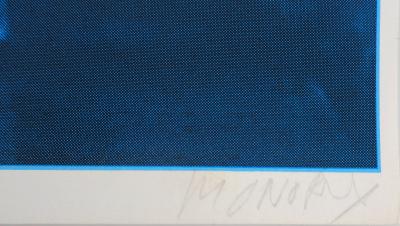 Jacques MONORY : Rêve américain, Sérigraphie originale signée 2