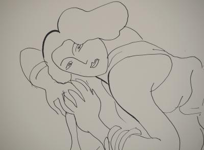 Henri MATISSE : Moue boudeuse, Lithographie signée 2