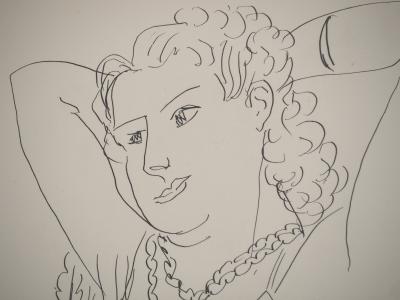 Henri MATISSE : La muse paisible, Lithographie signée 2
