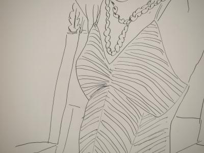 Henri MATISSE : La muse paisible, Lithographie signée 2