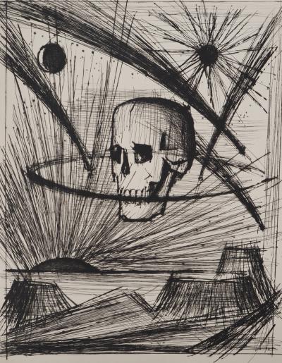 Bernard BUFFET : Le triomphe de la mort, Gravure originale 2