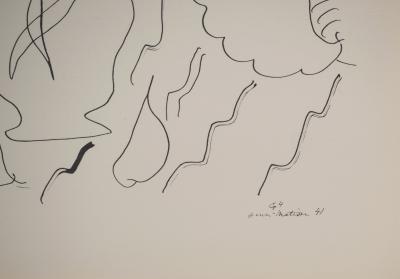 Henri MATISSE : Vase aux marguerites, Lithographie signée 2