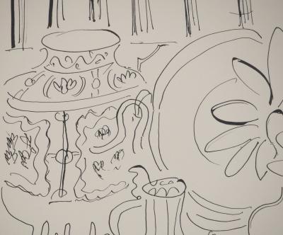 Henri MATISSE : Vase aux marguerites, Lithographie signée 2