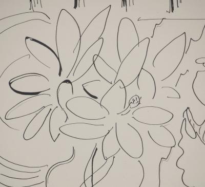 Henri MATISSE : Vase aux marguerites, Lithographie signée 2
