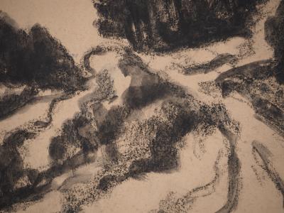 Maximilien LUCE : Le petit sentier forestier, Dessin original signé 2