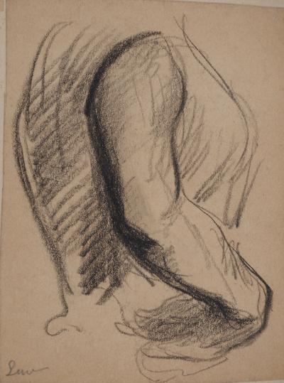 Maximilien LUCE : Etude d'un buste de femme, Dessin original signé 2