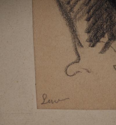 Maximilien LUCE : Etude d'un buste de femme, Dessin original signé 2