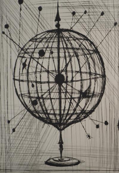 Bernard BUFFET : L’astrolabe, Gravure originale 2