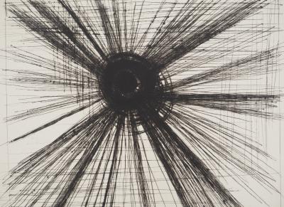 Bernard BUFFET : Solitude au Soleil sombre, Gravure originale 2