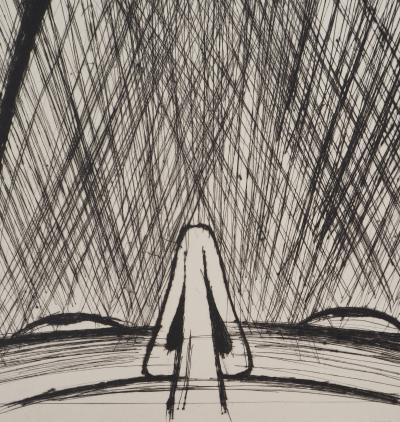 Bernard BUFFET : Contemplation du cosmos, Gravure originale 2