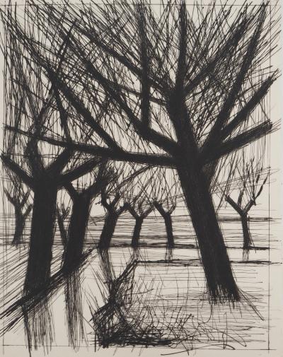 Bernard BUFFET : Chemin verdoyant, Gravure originale 2