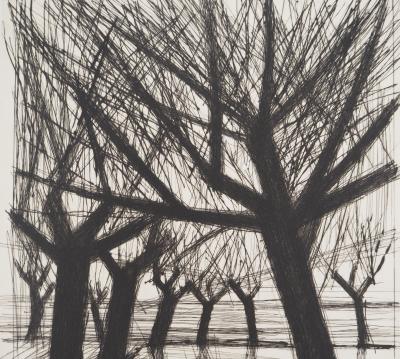 Bernard BUFFET : Chemin verdoyant, Gravure originale 2