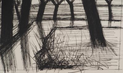 Bernard BUFFET : Chemin verdoyant, Gravure originale 2