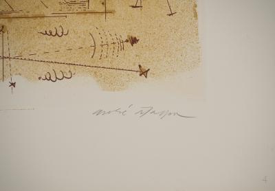 André MASSON : Urbanisme senologique, Gravure originale signée 2
