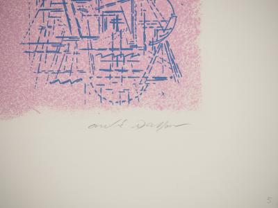 André MASSON : La cité cosmique des seins, Gravure originale signée 2