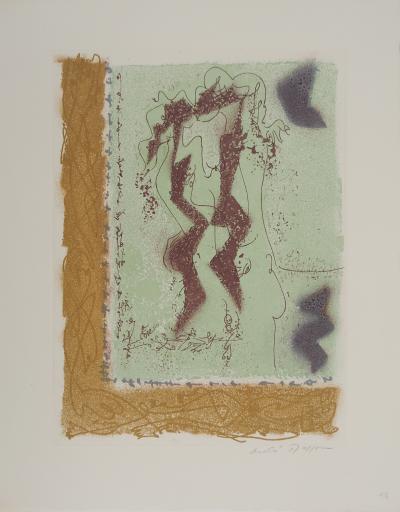 André MASSON : Intimité et séduction, Gravure originale signée 2