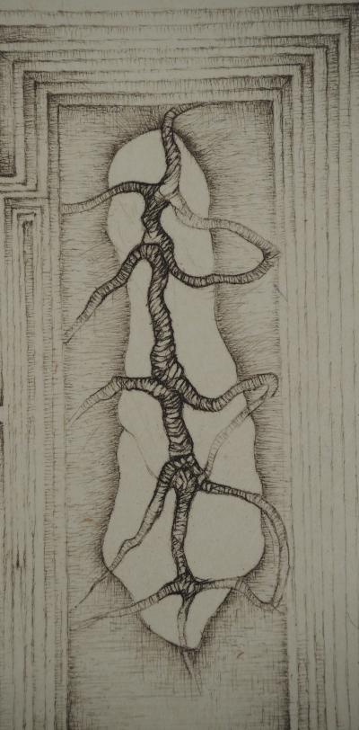 Fred DEUX : Double jeux, Gravure originale signée 2