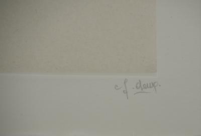 Fred DEUX : Anatomie abstraite, Gravure originale signée 2