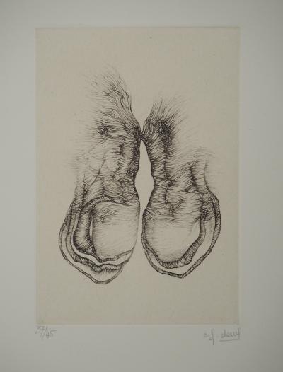 Fred DEUX : S’enraciner, Gravure originale signée 2
