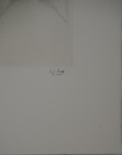 Fred DEUX : A nous, Gravure originale signée 2