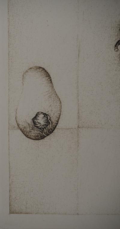 Fred DEUX : Quatre temps, Gravure originale signée 2