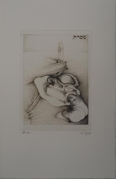 Fred DEUX : La tradition, Gravure originale signée 2