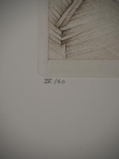 Fred DEUX : La tradition, Gravure originale signée 2