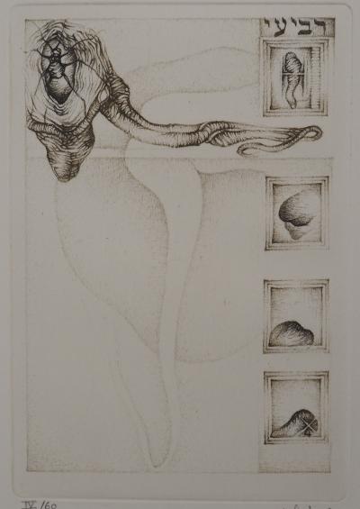 Fred DEUX : Quatrième degrés, Gravure originale signée 2
