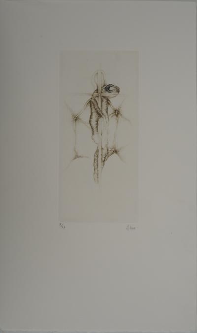 Fred DEUX : Ramification, Gravure originale signée 2