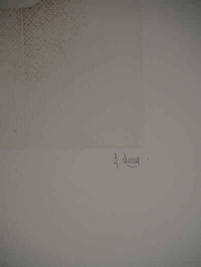 Fred DEUX : Le bourgeonnement, Gravure originale signée 2
