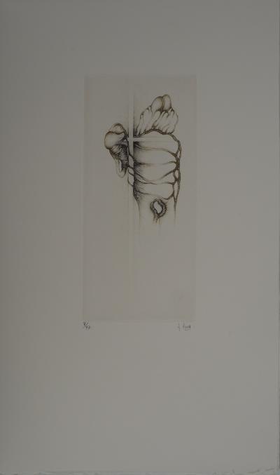 Fred DEUX : Liane, Gravure originale signée 2