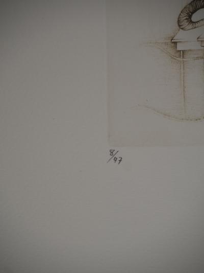 Fred DEUX : En éclosion, Gravure originale signée 2