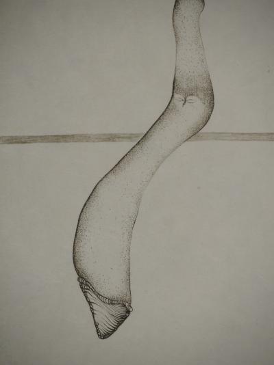 Fred DEUX : Si longue, Gravure originale signée 2