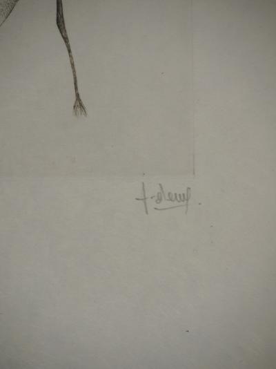 Fred DEUX : Relatif, Gravure originale signée 2