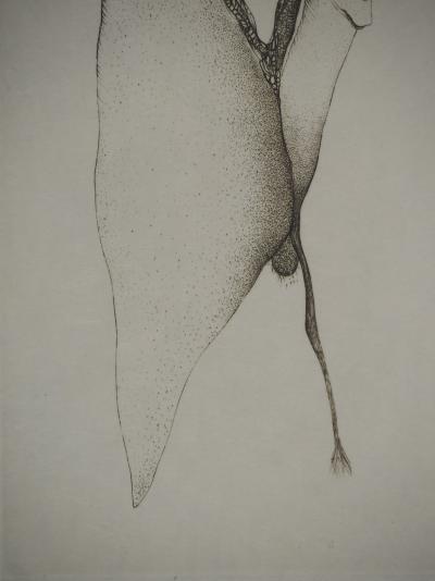 Fred DEUX : Relatif, Gravure originale signée 2