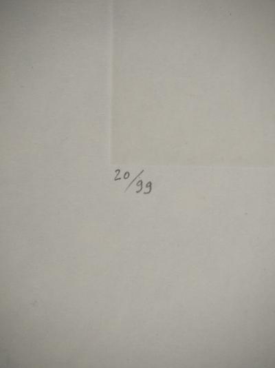 Fred DEUX : Initiés, Gravure originale signée 2